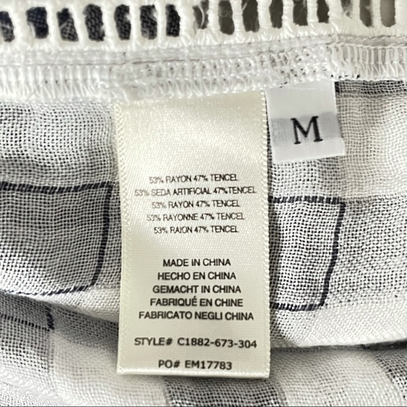 CLOTH & STONE sleeveless gingham top | M - Picture 6 of 7